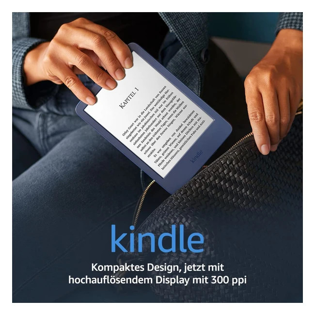 Kindle 2022 - Zertifiziert und Generalüberholt - Der Leichteste und Kompakteste - 6 Zoll Display mit 300 PPI und Doppelter Speicherkapazität - Blau