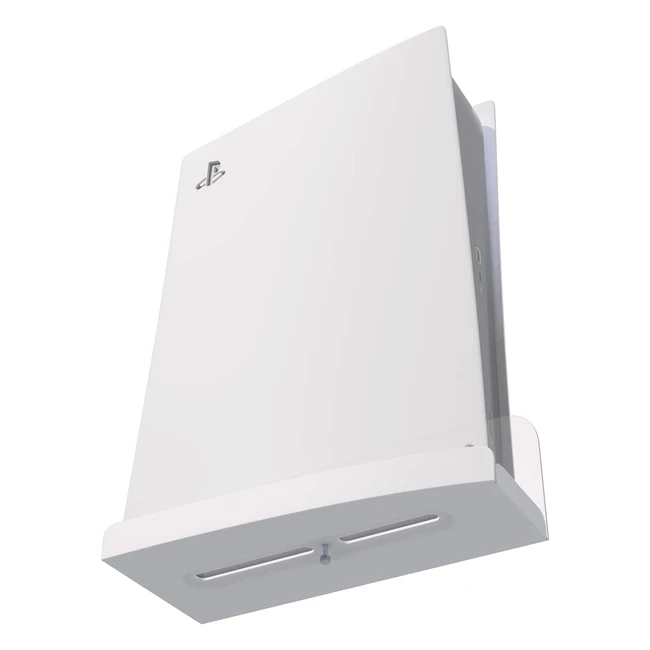 Sciuu Supporto da Parete PS5 PlayStation 5 Disc/Digitale Edition - Alta Resistenza - Bianco