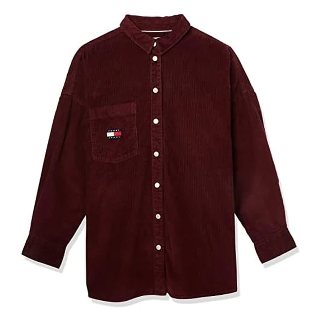 Tommy Hilfiger Damen Corduroy Overshirt, gewebte Oberteile, Modellnummer DW0DW14446