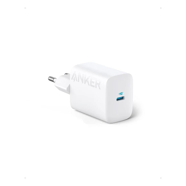 30W USB-C Charger Anker 312 - Hochgeschwindigkeits-Schnellladegerät für iPhone 141312 Serie, Samsung S23, MacBook Air, Pixelbook, iPad Pro und mehr