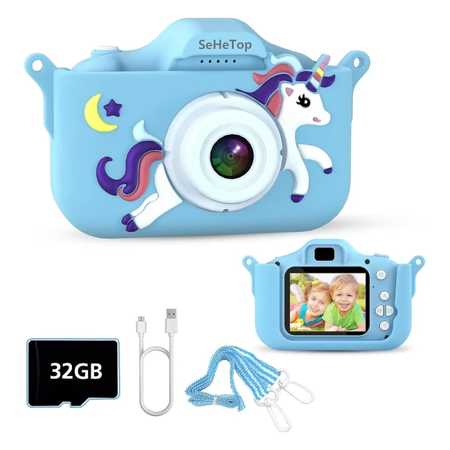 Appareil photo enfant 1080p HD - Sehetop - Réf: 310 - Cadeau pour filles et garçons