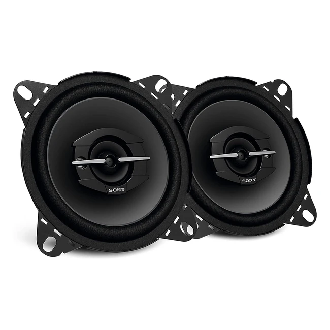 Sony XSGTF1039 10 cm 3-Wege-Koaxiallautsprecher mit 210 Watt maximaler Leistung, Schwarz, 2er-Pack