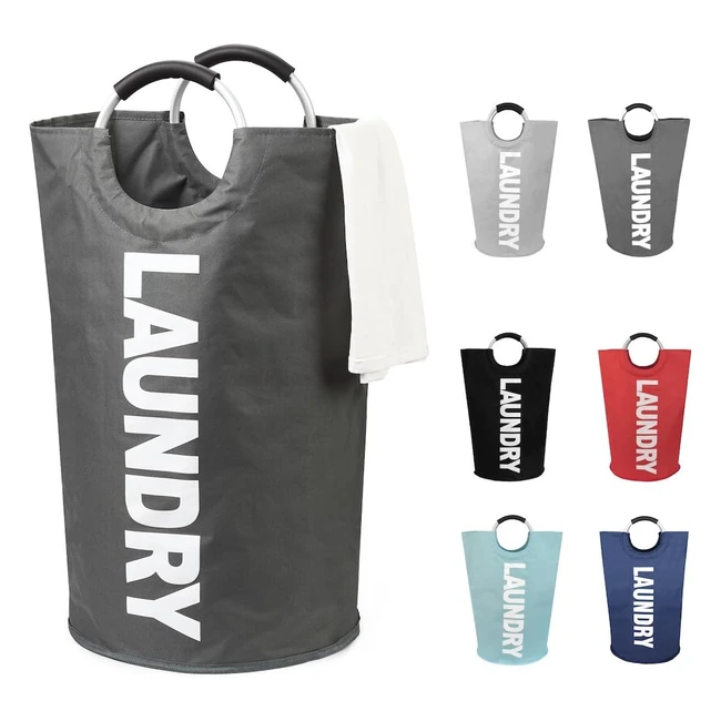Dokehom XL Collapsible Laundry Basket - 125L, 7 Colors - Durable & Moistureproof
