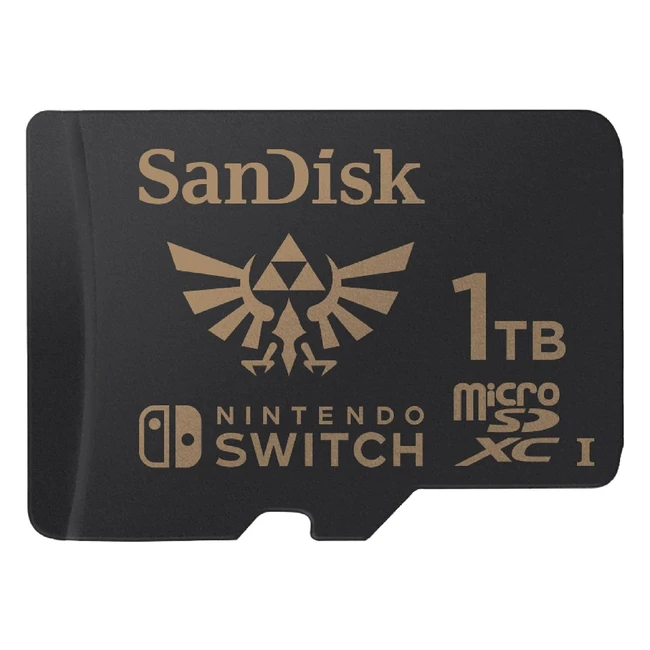 Scheda MicroSDXC SanDisk 1TB per Nintendo Switch - Velocità fino a 100MB/s - UHS-I Classe 10 U3