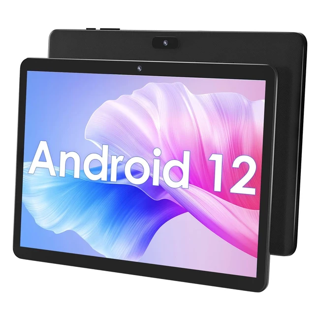 Tablette Android 12 - 101 pouces - 2 Go RAM - 64 Go ROM - IPS 800x1280 HD - Caméra 2MP/5MP - Bluetooth 4.2 - WiFi 2.4G/5G - GPS - Batterie 5000mAh