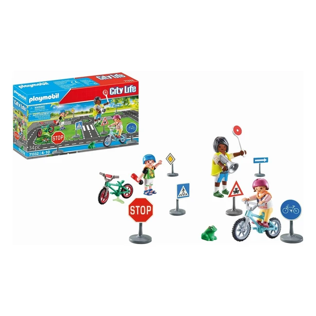 Playmobil 71332 Classe Sécurité Routière City Life - Jeu pour Enfants dès 4 Ans