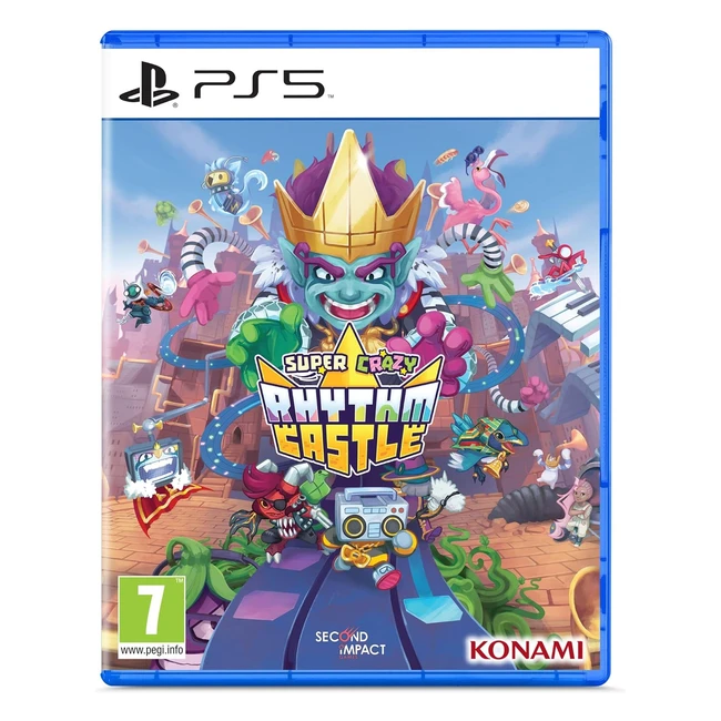 Super Crazy Rhythm Castle PS5 - Oltre 30 brani musicali e sfide caotiche!