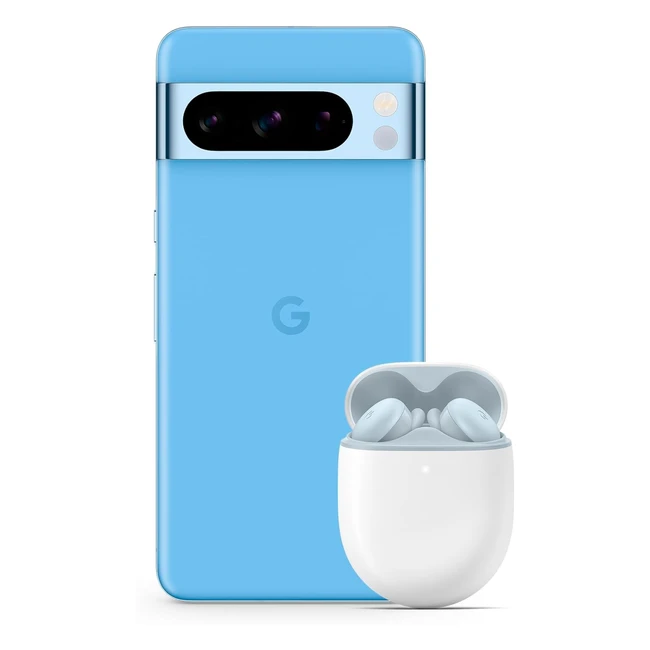 Google Pixel 8 Pro 128GB Bay Buds A Arctic White - Innovatives Smartphone mit superschnellem Prozessor