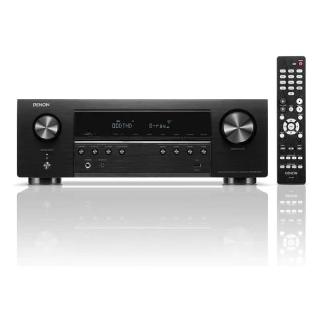 Denon AVRS670H 5.2 Kanal AV-Receiver Dolby Surround Sound 6 HDMI-Eingänge 1 Ausgang 8K HDMI Bluetooth WiFi AirPlay 2 HEOS Multiroom Alexa Schwarz
