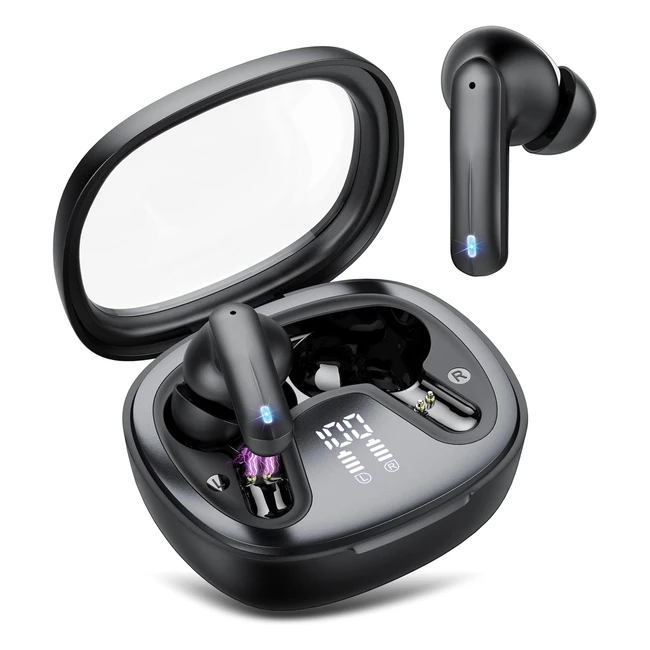 Auriculares Bluetooth Inalámbricos 53 Hifi Estéreo - IP7 Impermeable - 36h Reproducción - Control Táctil