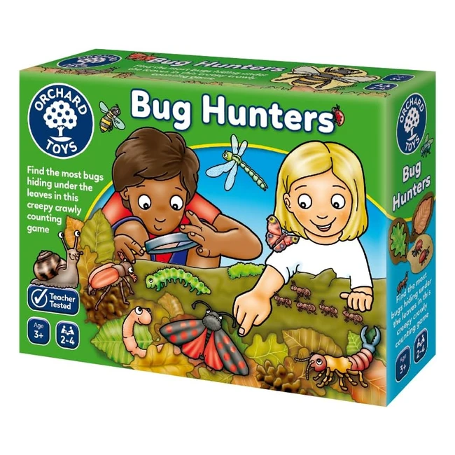 Bug Hunters Game by Orchard Toys - Educational Preschool Game #1234 - Fun Nature Themed Number and Counting Game