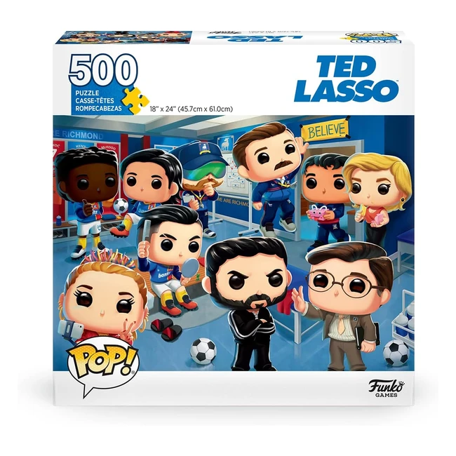 Puzzle Ted Lasso 500 Pezzi - Arte Pop - Dimensioni 457 cm x 61 cm