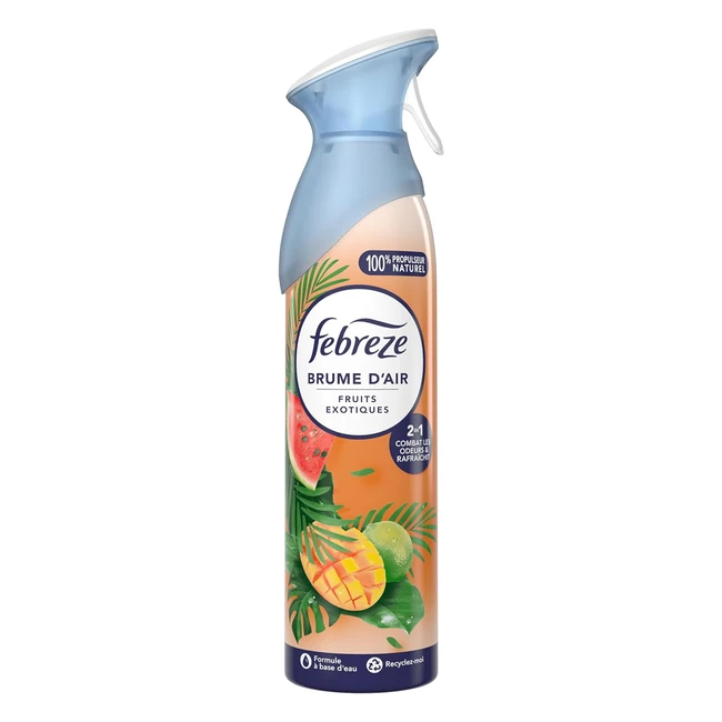 FEBREZE Fruits Exotiques 185ml - Élimine Odeurs - Parfum Frais