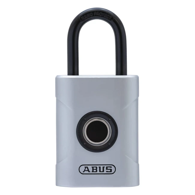 ABUS Touch 5745 Fingerprint-Schloss - Keyless, wetterfest, IP66/IP68 - Silber 45 mm