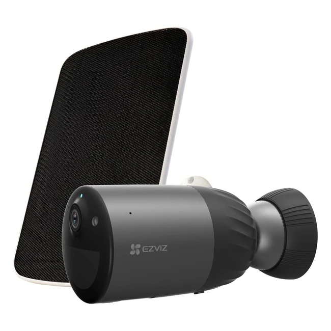 EZVIZ Solar Security Camera - Wireless Waterproof Color Night Vision PIR Moti