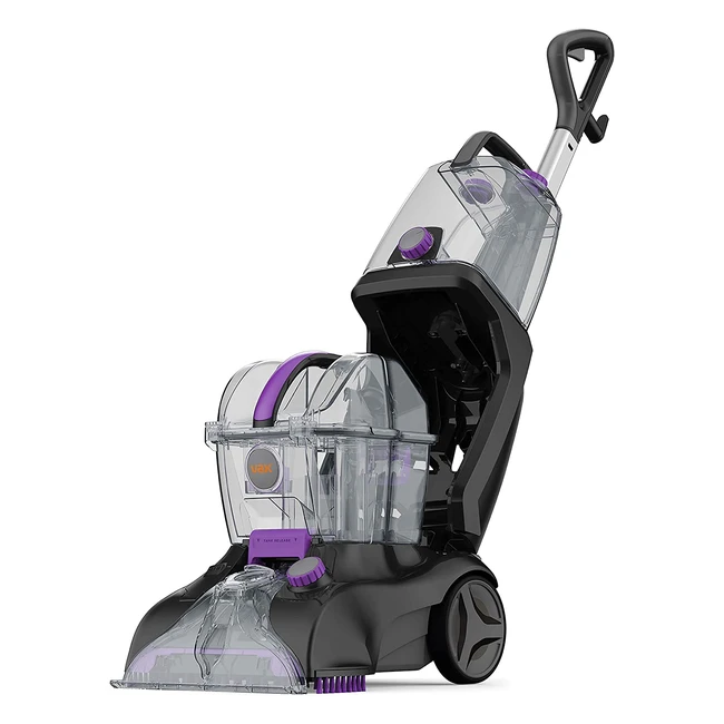 Vax Rapid Power Refresh Carpet Cleaner - Deep Clean & Dry in 1hr - XL Tank - Purple & Grey