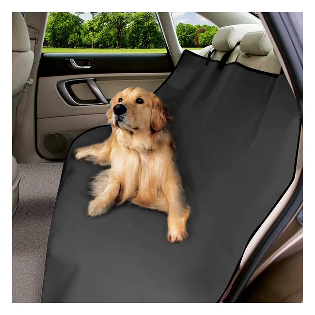 Housse de siège voiture pour chien URAQT - Protection arrière imperméable et antidérapante