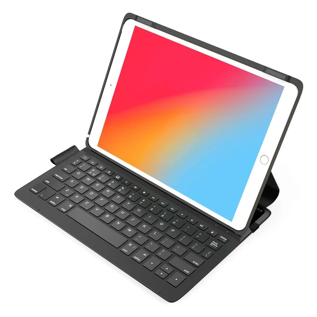 Inateck Keyboard Case for iPad 10.2 - Ultra Slim, UK Layout, BK2006