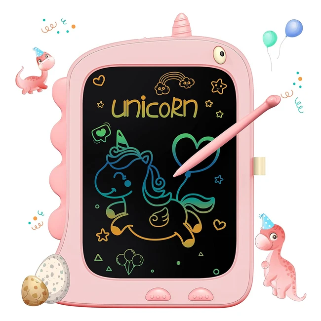 Kokodi Unicorn Writing Tablet for Kids - Educational Toy for Girls and Boys 3-7