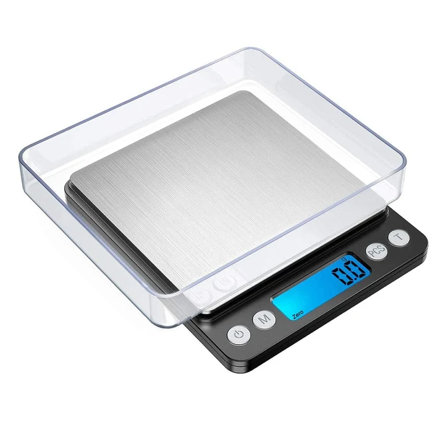 High-Precision Digital Kitchen Scale with LCD Display - 3000g Capacity 001g Ac