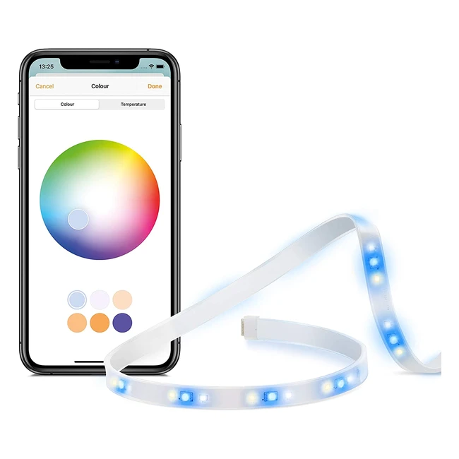 Ruban LED intelligent Eve Light Strip - toutes les nuances de blancs et de coule