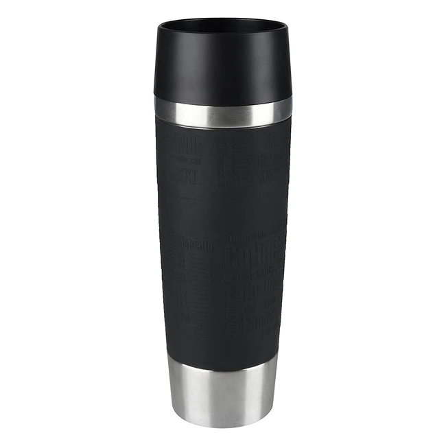 Tefal K3081214 Travel Mug Grande - Reusable Drink Bottle with Quick Press Closur