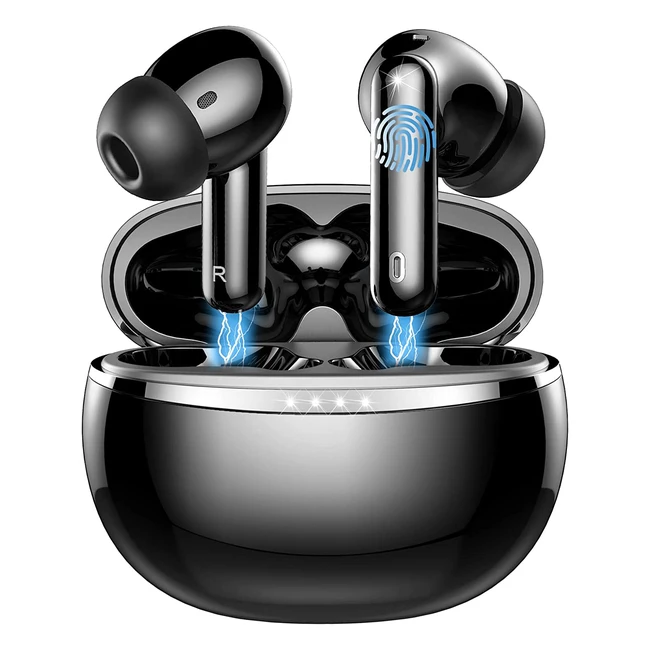 Wireless Earbuds Bluetooth 53 Headphones In-Ear Hifi Stereo Earphones - 30H Deep