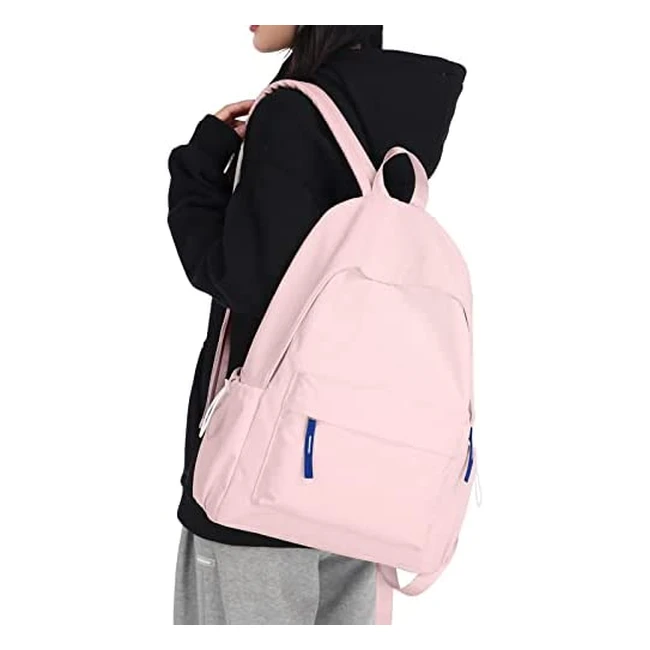 Lightweight Water Resistant School Backpack for Girls  Boys  14 inch Laptop Sl