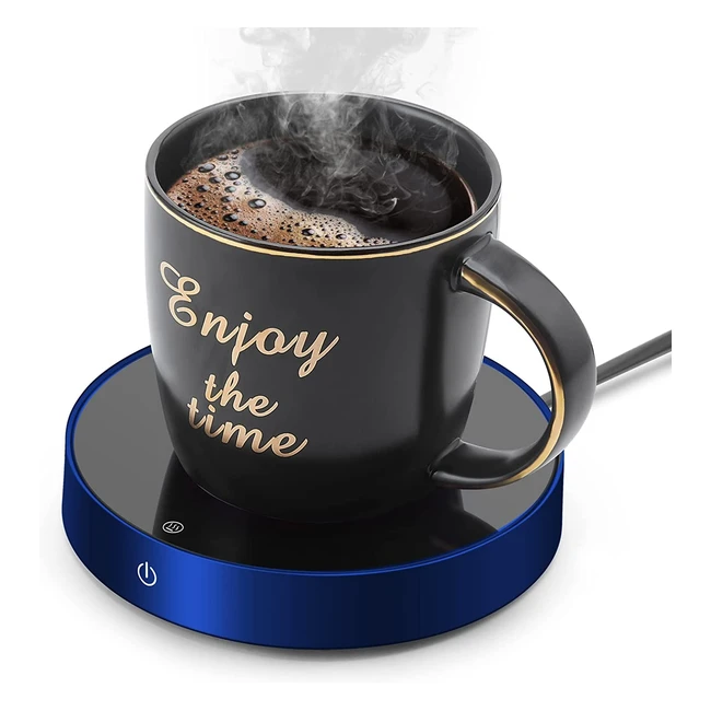 Suewow Coffee Mug Warmer - Electric Beverage Warmer with 3 Temperature Settings 