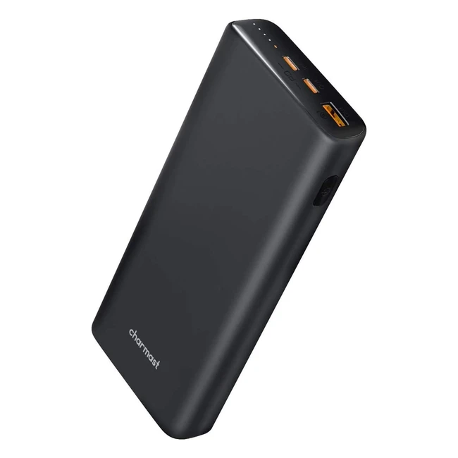 Charmast 65W Power Bank - 23800mAh USB-C PD Battery Pack for Macbook Pro, iPhone, Samsung - Fast Charging Portable Charger