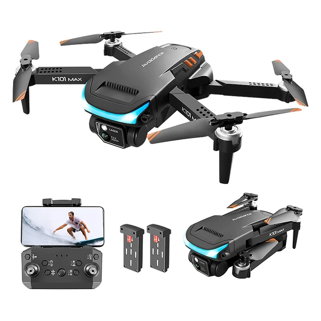 Drone 101max con telecamera 1080p HD, wifi, evasione ostacoli e modalità senza testa