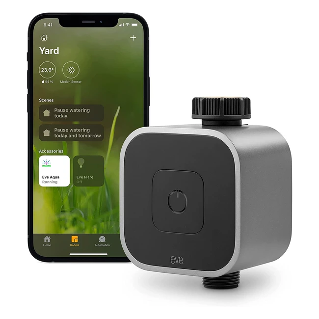 Eve Aqua Smart Water Controller for Apple Home App or Siri - Irrigate Automatica
