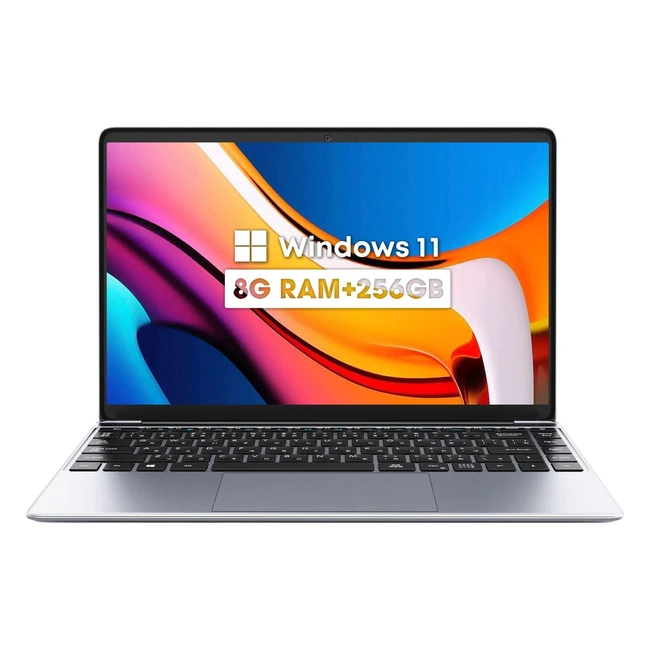 Chuwi Herobook Pro Laptop - 14 inch, 8GB RAM, 256GB SSD, Intel N4020 up to 2.8GHz, FHD 1920x1080 IPS, 4K Video, WiFi, BT 4.0, Win11 - Powerful and Multifunctional