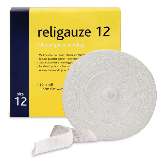 Religauze REL482 Tubular Gauze - Secure  Comfortable Wound Dressing for Fingers