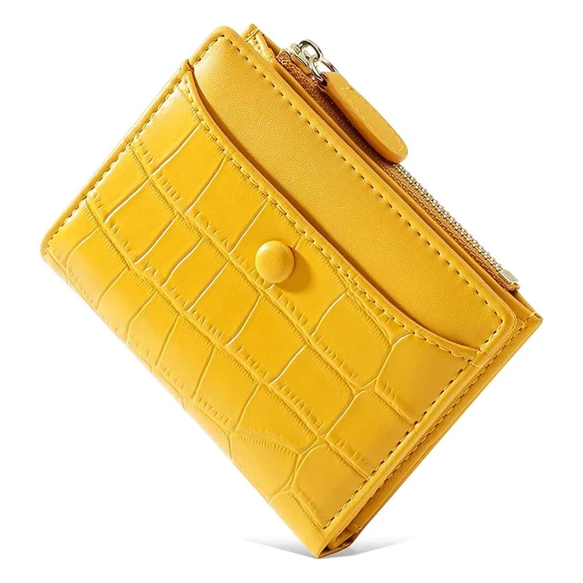 Meegirl Small Purses for Women - Stone Pattern Wallet with Card Holder and Zipper Coin Pocket