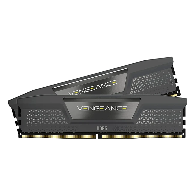 Corsair Vengeance DDR5 32GB 2x16GB 6000MHz C36 für AMD optimiert - Onboard-Spannungsregelung, AMD-Expo-Profile, kompakte Bauform, grau