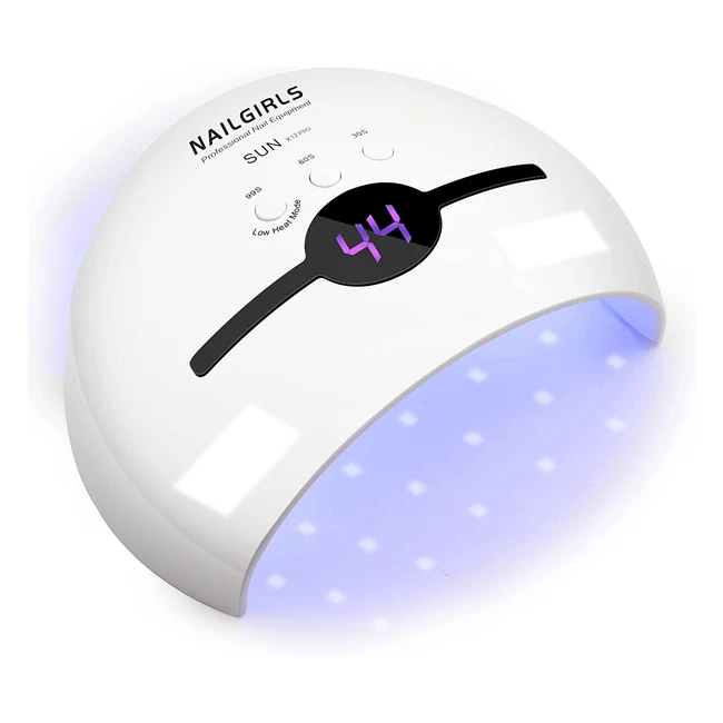 Nailgirls 48W Portable Gel UV LED Nail Lamp - Quick Curing Safe and Comfortable