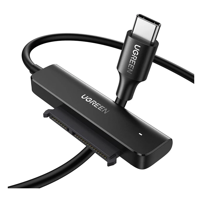 Adaptador UGREEN SATA a USB-C con UASP para HDDSSD de 25 - Compatible con PC