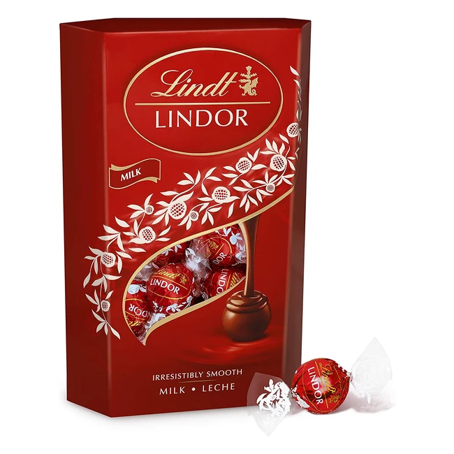 Lindt Lindor Bombones de Chocolate con Leche - 337g 2627 Cremosos y Delicio