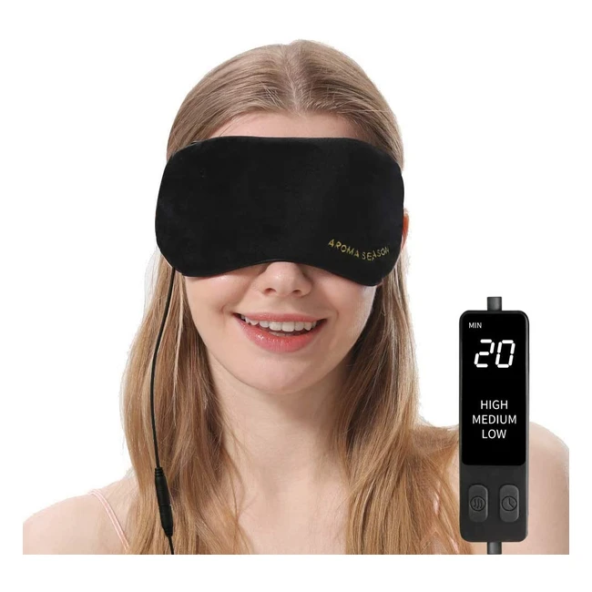 Aroma Season Heated Eye Mask for Dry Eyes and Blepharitis - Lavender Scented 3 