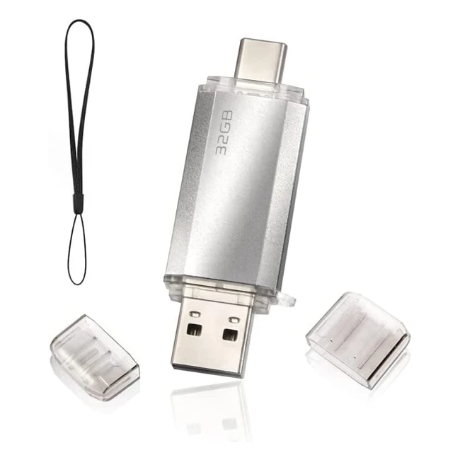 Chiavetta USB 2in1 32GB Tipo C - Pendrive 32GB USB C - OTG 2in1 - Alta Compatibi