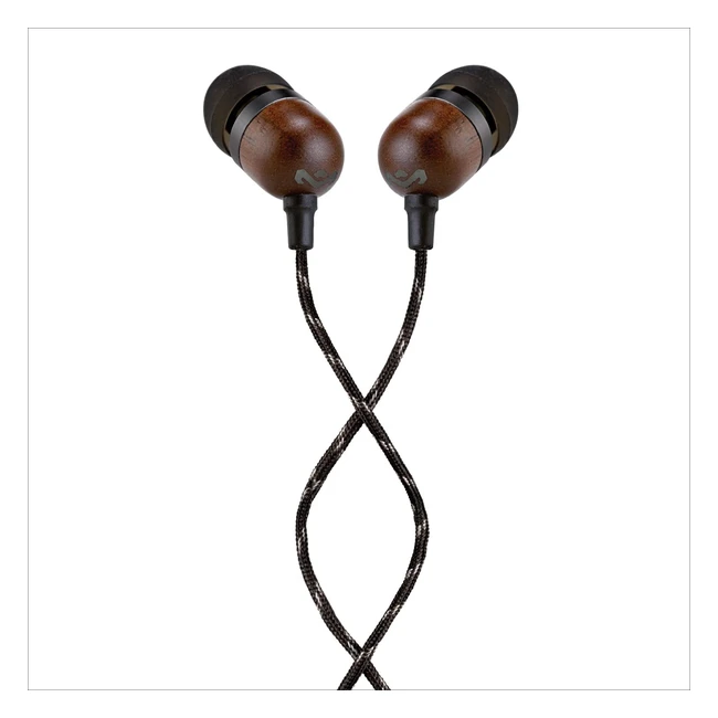 House of Marley Smile Jamaica In-Ear Headphones - Eco-Friendly Noise-Isolating
