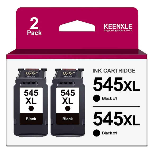 Cartouches dencre de remplacement Keenkle 545XL PG545XL pour Canon Pixma - 2 No