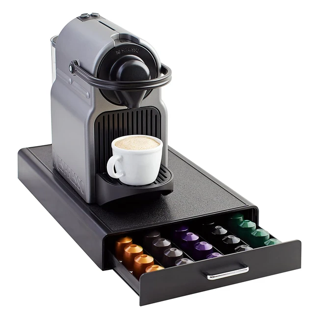 Amazon Basics Nespresso Kapselhalter - Platz fr 50 Kapseln robustes Design