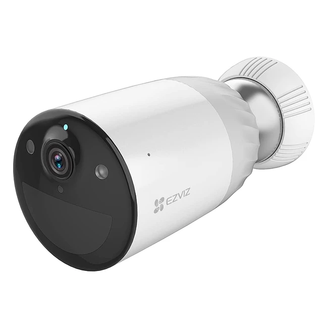 Caméra de surveillance extérieure EZVIZ BC1 avec batterie rechargeable 12900mAh, vision nocturne en couleur et détection de mouvement PIR