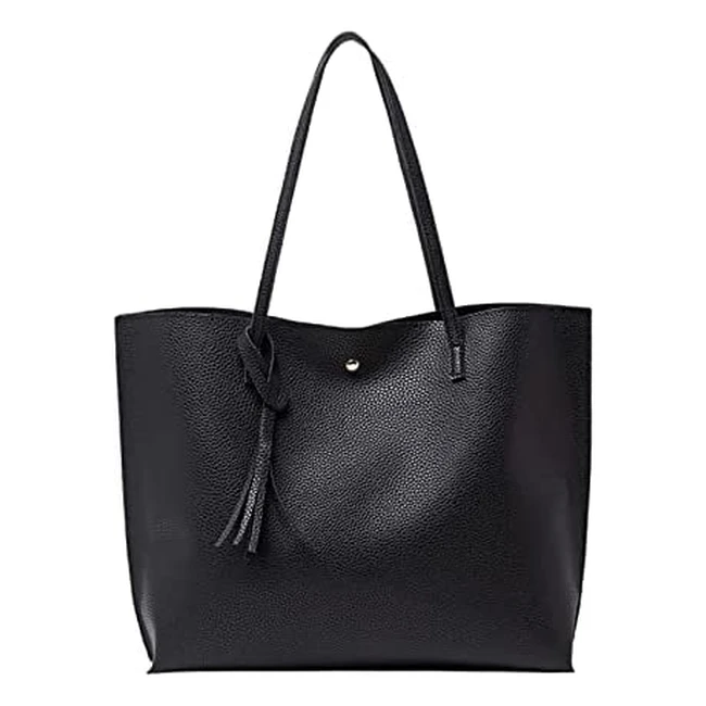 Soft PU Leather Tote Bag for Women - Large Capacity  Durable