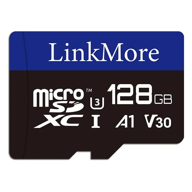 Linkmore 128GB Micro SDXC Card for NintendoSwitch - A1 UHSI U3 V30 Class 10 - Re