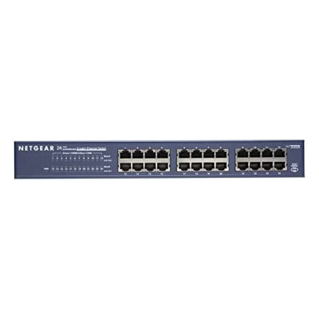 Switch Ethernet Netgear JGS524 - 24 puertos Gigabit, montaje en sobremesa o bastidor, asistencia técnica de por vida
