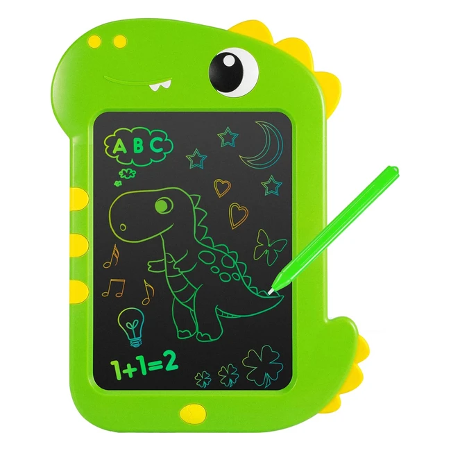 Tableta de Escritura LCD 10 Pulgadas Dinosaurio - Juguete Educativo para Niñas y Niños de 3 a 7 años