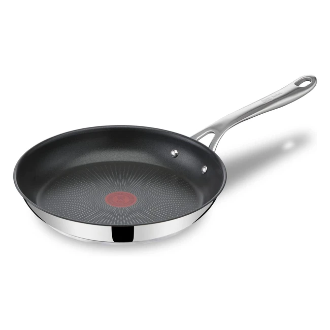 Tefal Jamie Oliver Frying Pan - Induction Safe, Nonstick Coating, Stainless Steel